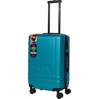 French Bull | Geanta de voiaj cu roti, Turcoaz, 43.5x25x67cm