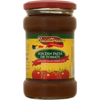 Bucatareasa | Sos din pasta de tomate cu 16% concentratie 300g