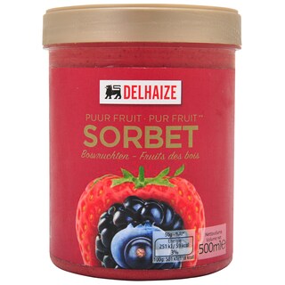 Delhaize | Sorbet fructe de padure 500ml