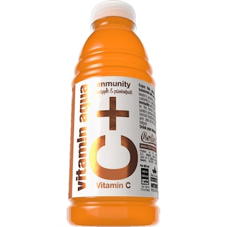 Vitamin Aqua | Bautura cu vitamine C+ Immunity ananas si fructul pasiunii 600ml