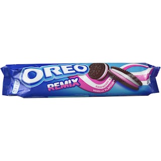 Oreo | Biscuiti cu cacao si crema cu zmeura si vanilie 157g