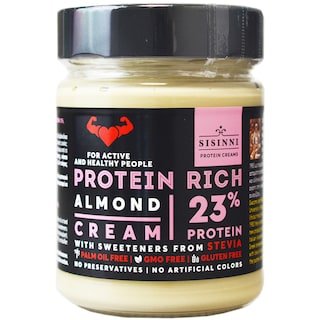 Sisinni | Crema de migdale, 23% proteine, fara zahar adaugat 320g