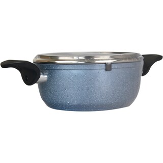 (bucata) | Cratita din aluminiu cu capac de sticla, 2.2L