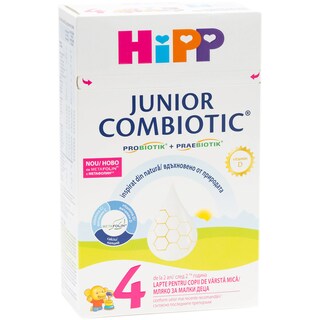 Hipp | Lapte pentru copii de varsat mica HiPP 4 JUNIOR COMBIOTIC 500g