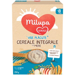 Milupa | Cereale integrale cu mere, Vise placute 250g