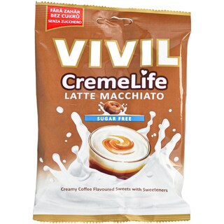 Vivil | Creme Life | Dropsuri cu aroma Latte Macchiato 60g