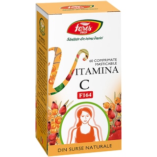 Fares | Vitamina C 60 comprimate masticabile