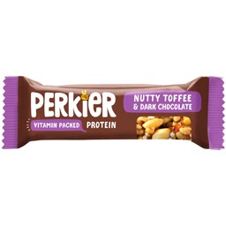 Baton proteic cu ciocolata neagra si nuci caramel 37g