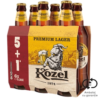 Kozel | Bere blonda Premium Lager 5+1 x 0.33L