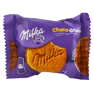 Milka | Choco Grains | Biscuiti acoperiti cu ciocolata cu lapte 42g