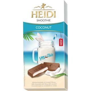 Heidi | Smoothie | Ciocolata cu lapte si umplutura cu cocos 90g