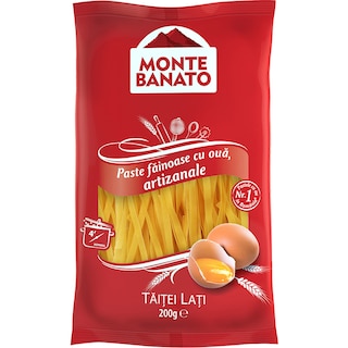 Monte Banato | Paste fainoase taitei lati cu ou 200g