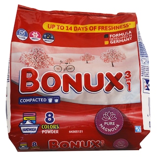 Bonux | Detergent pudra manual, 8 spalari 400g