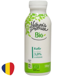 Nature's Promise Bio | Kefir bio 3% grasime 330g