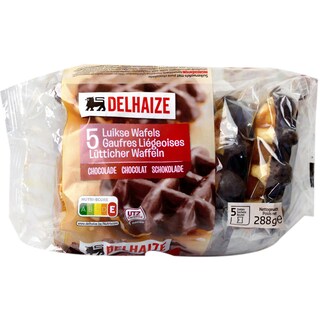 Delhaize | Gaufre cu zahar si ciocolata 288g