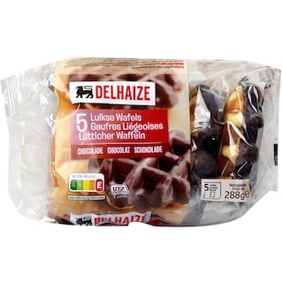 Delhaize | Gaufre cu zahar si ciocolata 288g