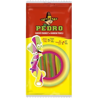 Pedro | Panglici curcubeu cu aroma cirese 85g