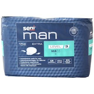 Seni | Man | Absorbante urologice Extra Level 3, 15 bucati