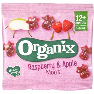 Organix | Jeleu ecologic sub forma de vacute cu mar si zmeura 12g