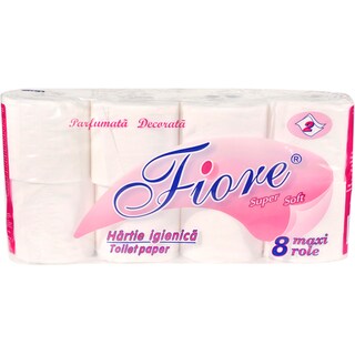 Fiore | Hartie igienica 8 role 2 straturi Super Soft