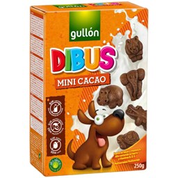 Biscuiti mini de cacao Dibus, fara lactoza 250g