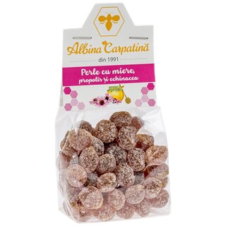 Albina Carpatina | Perle cu miere, propolis si echinacea  100g