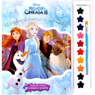 Frozen | Carte Sa pictam noi aventuri cu Anna si Elsa