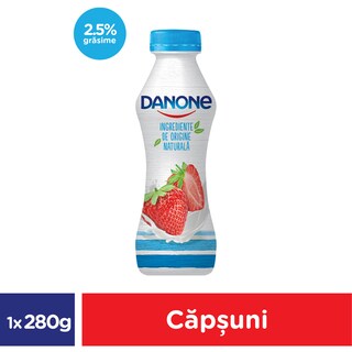 Danone | Iaurt de baut cu capsuni 280g