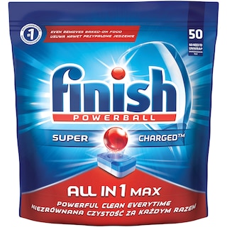 Finish | Detergent pentru masina de spalat vase All in One 50 tablete