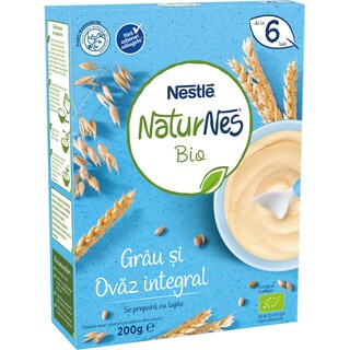 Nestle | NaturNes | Cereale Grau si Ovaz integral, de la 6 luni 200g