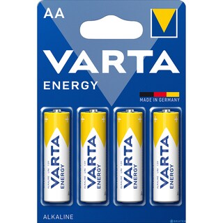 Varta | Baterii alcaline Energy AA, 4 bucati