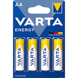 Varta | Baterii alcaline Energy AA, 4 bucati