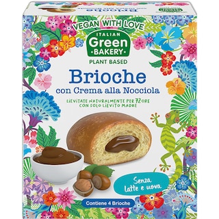 Italian Green Bakery | Croissant cu crema de alune 180g