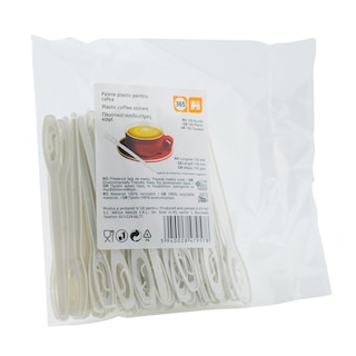 365 | Palete din plastic pentru cafea 100 bucati