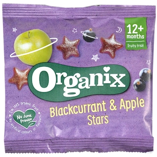 Organix | Figurine stelute ecologice din coacaze negre si mere 12g