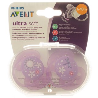 Avent | Suzete 6-18 luni 2 bucati