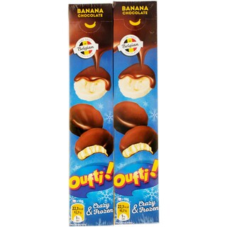 Oufti | Inghetata cu banana si ciocolata 2x70g
