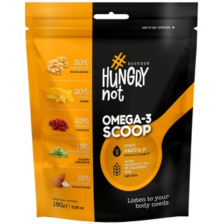 Hungry Not | Mix fructe uscate Omega 3 Scoop 180g