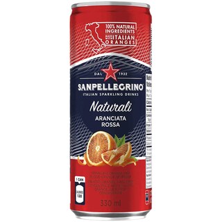 San Pellegrino | Bautura racoritoare carbogazoasa cu suc de portocale rosii 300ml