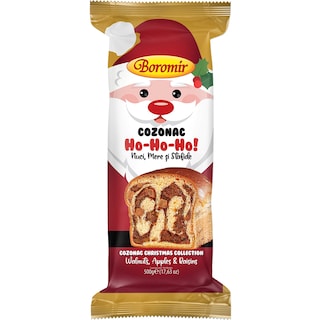 Boromir | Cozonac cu nuci, mere si stafide 500g