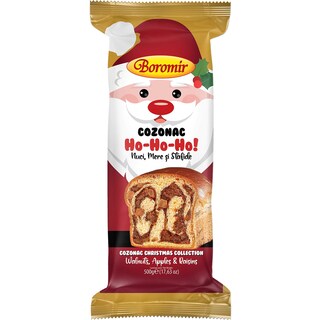 Boromir | Cozonac cu nuci, mere si stafide 500g