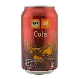 365 | Bautura racoritoare carbogazoasa cu aroma de cola doza 0.33l