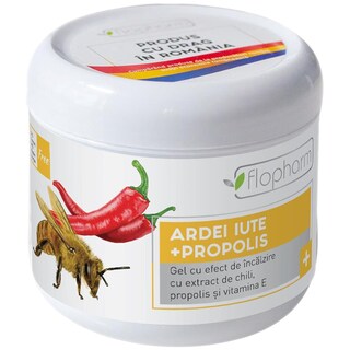 Flopharm | Gel cu efect de incalzire cu extract de chili, propolis si vitamina E 250ml