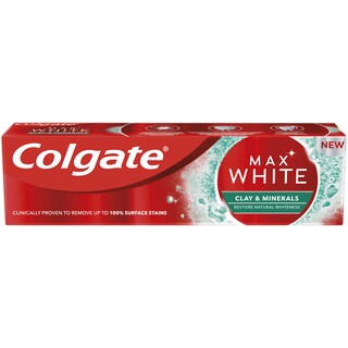 Colgate | Pasta de dinti Max White Clay & Minerals 75ml