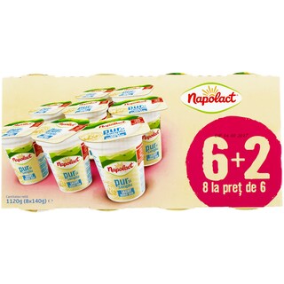 Napolact | Numa` bun | Iaurt Numa' bun 3.5% grasime 8x140g