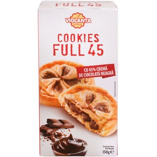 Violanta | Biscuti cu 45% ciocolata neagra 150g