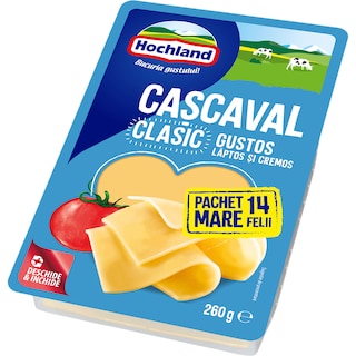 Hochland | Cascaval clasic felii 260g
