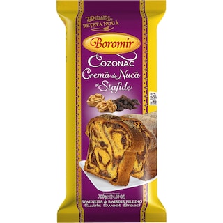 Boromir | Cozonac Crema de nuca si stafide 700g