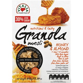 Vitalia | Musli cu miere si migdale 350g