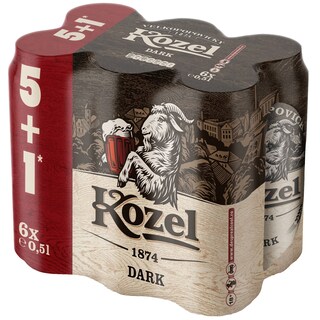 Kozel | Bere Dark 5+1x0.5L